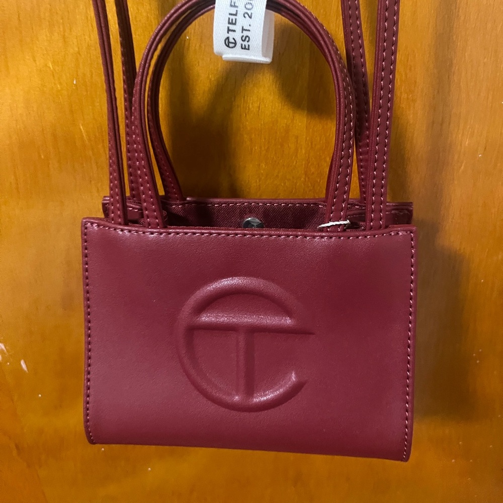 Oxblood small Telfar bag